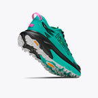 Hoka Mafate 5 W - Black / Electric Aqua